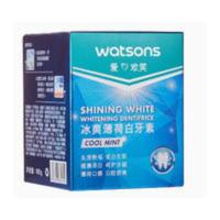 屈臣氏冰爽薄荷白牙素100g去牙渍牙膏牙白素洁牙粉美白洗牙粉 100g
