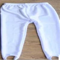 儿童舞蹈裤女童练功裤 弹力裤脚踏裤打底裤 健美裤 少儿拉丁舞裤 白色 90cm(裤长50厘米)