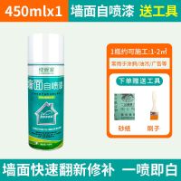 墙面乳胶漆白色自喷漆补墙膏刷墙涂料内墙家用修补膏翻新去污神器 1支450ML喷漆 送工具