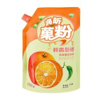 润昕果珍粉柠檬菠萝甜橙酸梅果汁粉冲饮浓缩水蜜桃自助餐400g送勺 400克鲜香甜橙1袋无赠品