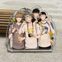 19天钥匙扣周边 贺天莫关山小立牌CP挂件饰品old先Q版可爱挂件 钥匙扣1 图案夹层