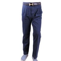 劳保工作服男套装电焊工服防烫上衣裤子耐磨耐脏男士汽修建筑工地 宝蓝色 单裤子 165/84A