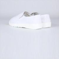 [PU中巾鞋]无尘鞋软底加厚劳保鞋防静电帆布鞋电子厂车间工作鞋 [白色中巾] PU底1双价 34