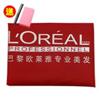 理发剪头围布美发围布加大披肩剪发理发布理发衣防水不沾发 红色 中号围布：海绵梳子_