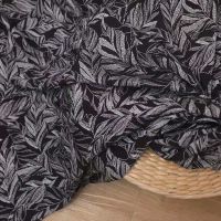 新款高档潮服粗细条印花棉布面料裙子衬衫各种服装布面料特价清仓 花型一号 一米价(多拍不剪开)