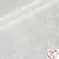 小龙加厚织锦缎唐装旗袍汉服面料中国风手工香包沙发坐垫抱枕布料 纯白 门幅73cm一件为一米