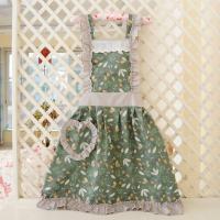 棉布无袖工作服围裙办公男女服务员厨房围裙背带画画衣套袖家美逸 B色[围裙一个]