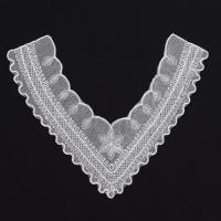 手工缝制款防走光假领子前襟领花装饰花边领前面领子服装辅料配件 C370白色