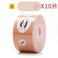 隐形提拉胸贴女防下垂绷带抹胸泳衣防走光聚拢乳贴身体弹力布胶带 仙女肤2.5cm*5m长[不推荐]