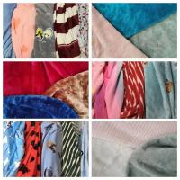 特价处理珊瑚绒水貂绒法兰绒床单睡衣面料大块布头超低价5斤 水貂绒法莱绒微残大布头双面绒五斤