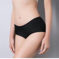 南极人无肩带隐形硅胶文胸小胸聚拢加厚款胸贴婚纱礼服防走光乳贴 同款内裤[黑色] 内裤合适[体重140斤以下]