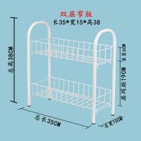 多层铁艺花架落地移动欧式客厅室内多肉花盆架子带轮子阳台置物架 双层长35*宽15不带轮