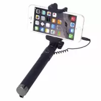 手机自拍杆自拍神器拍照架通用OPPO苹果X小米8vivo华为荣耀iPhone 拉长80cm自拍杆[黑色]