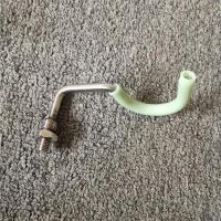 刘志强同款鱼竿支架炮台架杆架竿不锈钢拐角支架头后挂钓鱼配件 不锈钢支架头(右手)