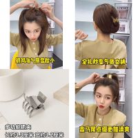 韩国东大门向日葵抓夹夏季发量多大号鲨鱼夹精致金属夹子发饰女 银色多功能小抓夹(金属)