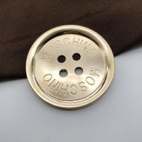 超大号金属纽扣直径70mm四眼高档 DIY手工材料扣子服装装饰钮扣 细边 18mm[1颗]