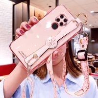 华为nova5手机壳nove5pro腕带斜挎挂绳5i硅胶保护套n5全包note5女 nova5i Pro [祖母绿]电镀