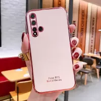 华为nova5手机壳nova5pro硅胶保护套nova5ipro软壳nova5Z女nova5i [樱花粉]电镀单壳 No