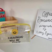 ins透明网纱化妆包少女心可爱卡通大容量化妆品收纳包便捷旅行包 笑脸化妆包