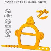 磨牙棒婴儿小蘑菇安抚牙胶仿母乳软咬咬胶玩具乐防吃手指手环神器 纳米银章鱼手环（盒装）