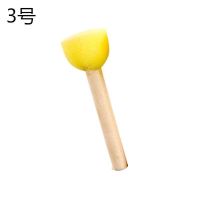 儿童美术绘画拓印工具专业早教涂鸦EVA套装DIY蘑菇头海绵刷幼儿园 蘑菇头3号刷1支装(体验)