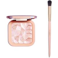 ELLESY艾瑟诗李佳琦推荐高光粉饼修容修饰提亮闪粉肤色 香槟金+高光刷