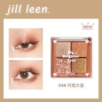 JILLLEEN新品迷你四色眼影小盘便携珠光闪粉卧蚕眼妆修饰轮廓 04