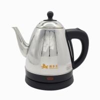 鑫多美电热水壶1.2L长嘴烧水提盖壶不锈钢电泡茶壶