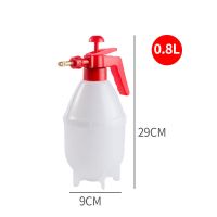 浇花喷壶洒水壶气压式高压喷壶浇水壶园艺小型喷雾器花洒花卉喷瓶 0.8L[塑料压杆]