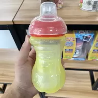 特价清仓美国Nuby儿童防漏水杯带吸管婴儿宝宝学饮杯多阶段鸭嘴杯 300ml宝宝鸭嘴杯 颜色随机