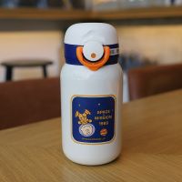 [官方]Snoopy史努比 304不锈钢夜光大肚保温杯弹跳盖创意韩 白色夜光 350ml