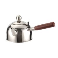 [厂家]304不锈钢茶壶电磁炉侧把壶电陶炉平底功夫茶烧水壶 不锈钢本色500ml