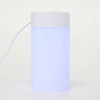 USB充电家用车载卧室迷你大喷雾空气加湿办公室大容量智能香薰 白色基础款/七彩灯-喷雾静音插电模式 单机标配[送数据线]