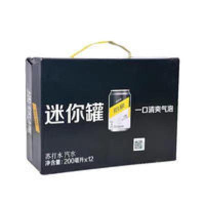 [新日期]怡泉迷你苏打水200ml*12罐 0脂0卡无糖气泡水元气水 200mL*12罐