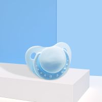 成人安抚奶嘴一岁以上大人两宝宝防龅牙戒掉神器大龄儿童大童婴儿 成人食品级硅胶奶嘴（蓝色）