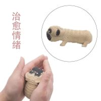 最新创意解压仿真桃子娱乐发泄屁屁桃捏捏乐成人整蛊减压蒸笼包子 哈巴狗