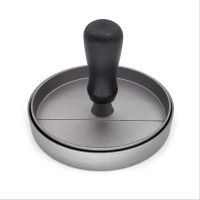 饭团模具日式优质铝合金汉堡包压肉器厨房手工肉饼模儿童饭团模具 铝合金汉堡压肉器(1个装)