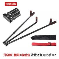 瑜伽一字马训练器横叉开胯拉筋神器劈叉柔韧带拉伸开压腿器材家用 黑色单品+腰带+收纳袋