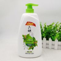 六神沐浴露清凉爽肤绿茶甘草清新滋润芦荟超大瓶家庭装易冲洗 清凉爽肤沐浴露750ML+250ML