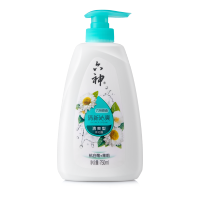六神沐浴露杭白菊茉莉清新沁爽750ml1L花香易冲洗男女家庭通用 750mL