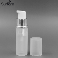乳液分装瓶乳液瓶喷雾化妆品分装瓶按压式旅行护肤小样粉底瓶10ml 乳白色 乳液分装瓶--收藏店铺送分装漏斗