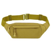 手机腰包男工地干活多功能大容量帆布腰带包防水耐磨女生意收钱包 卡其色