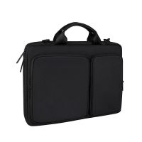 手提包电脑包适用苹果华为小米联想1346寸笔记本内胆包学生单肩包 神秘黑 13.3寸