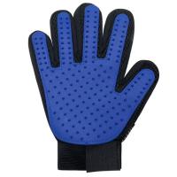 狗狗洗澡用品猫咪撸猫手套宠物毛手套神器狗毛/刷/梳刷子梳子梳毛 蓝色-右手