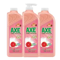 香港AXE斧头牌西柚洗洁精家庭装去油污洗瓜果蔬菜批发 西柚去腥除味 3瓶装