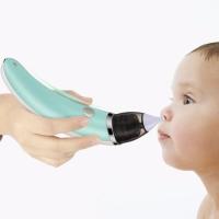 [高品质婴儿电动吸鼻器]儿童电动吸鼻器清洁器吸鼻涕鼻屎通鼻器 粉绿色