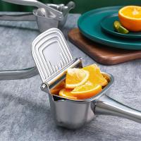 304不锈钢手动榨汁机多功能榨柠挤压橙子石榴压汁器压汁神器 304不锈钢的家用榨汁机