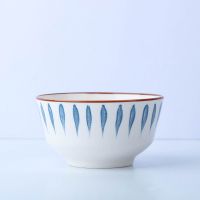 兰草日式餐具单品自由搭配 陶瓷碗饭碗 盘子碟子汤碗鱼盘组合单个 兰草 喝汤小勺--4个