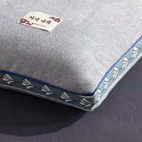 全荞麦枕头套装荞麦皮枕芯成人护颈家用单人硬枕头芯单个颈椎枕 灰色 36*57cm/单只约4斤 枕头一只装