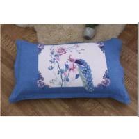 [洛燕]信封式双人枕头套装可爱情侣枕套一对枕芯套单人枕一只 雀之翎枕套 单人枕套一只